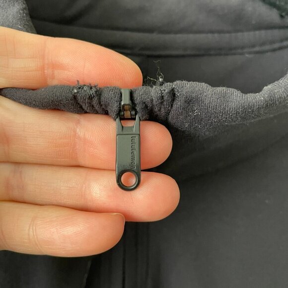 Lululemon Soft Jersey 1/2 Zip Long Sleeve Activewear T-Shirt Black Medium - Picture 6 of 7